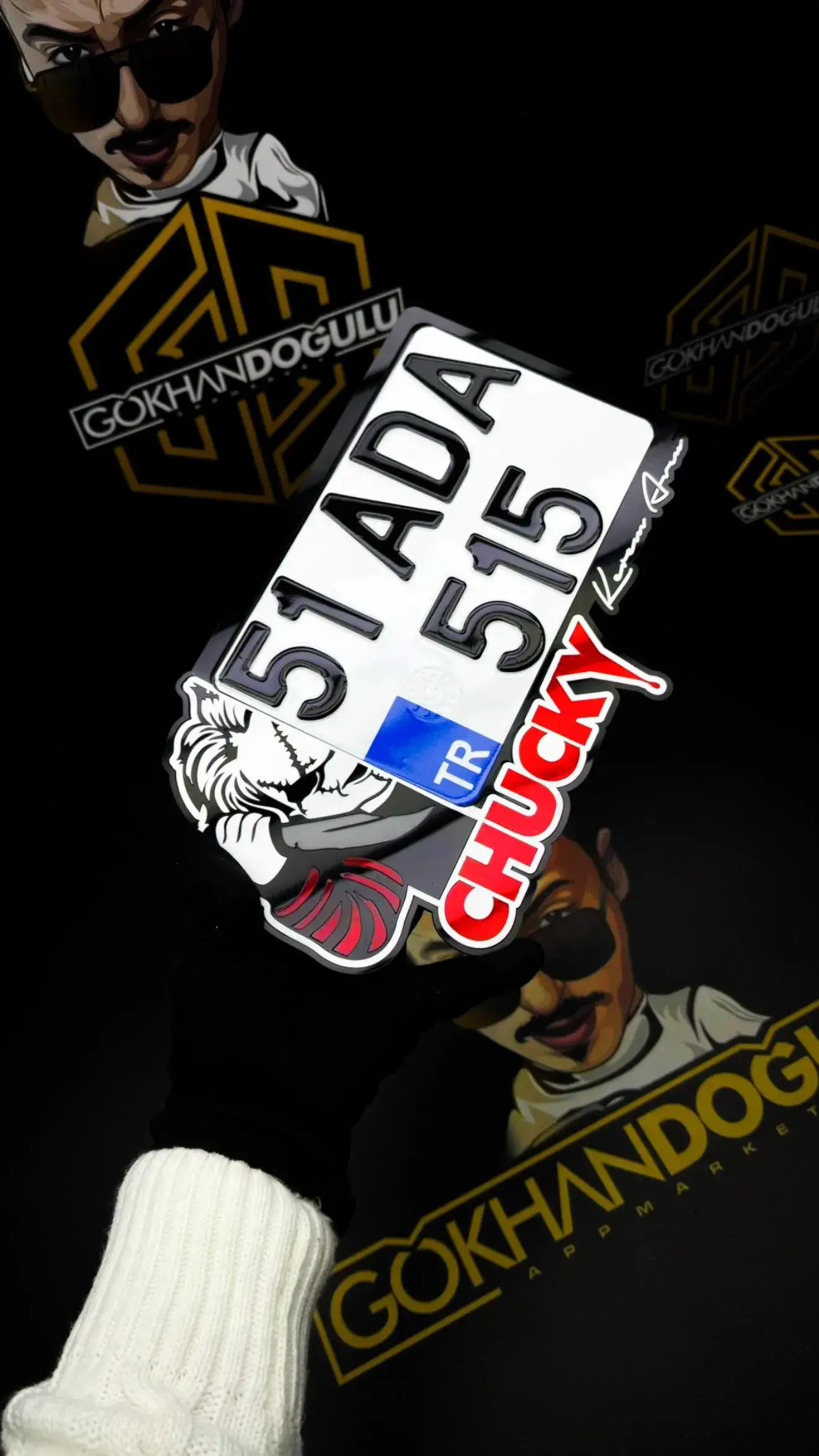 Motor Plakalık Chucky Tasarım