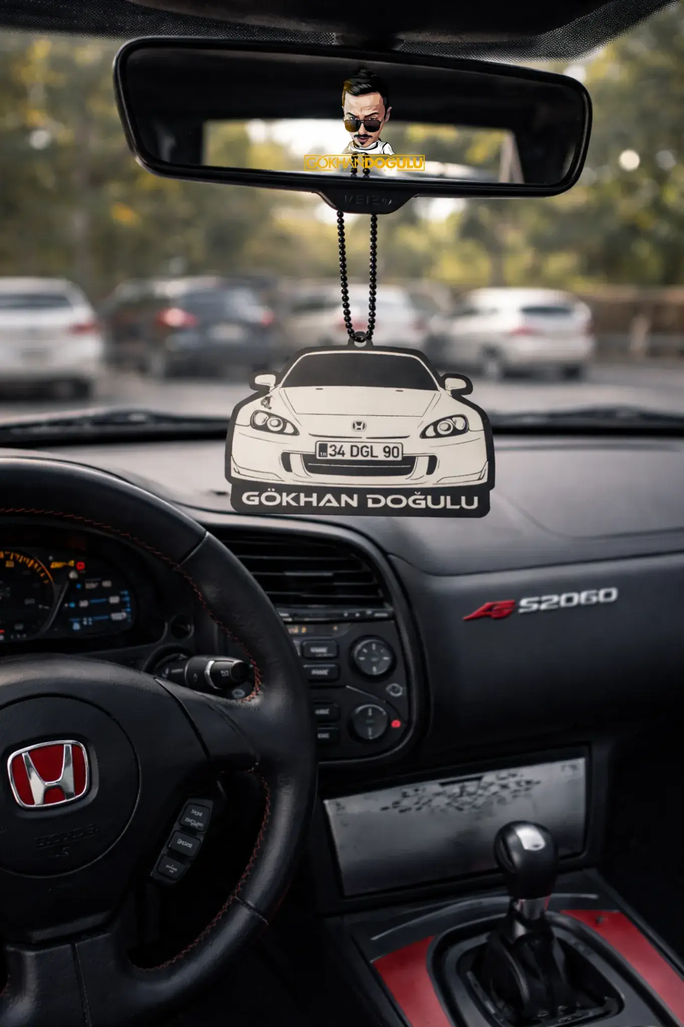 S2000 Ayna Süsü ve Anahtarlık Seti